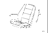 Diagram for BMW 320i Seat Cushion Pad - 52108166063