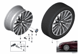 Diagram for BMW 640i xDrive Gran Turismo Alloy Wheels - 36116877024