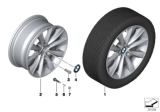 Diagram for BMW 550i GT Alloy Wheels - 36116851075