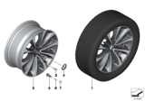 Diagram for 2012 BMW 640i Alloy Wheels - 36116857665