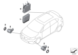 Diagram for BMW 540i xDrive Parking Sensors - 66209336908