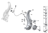 Diagram for BMW M550i xDrive Steering Knuckle - 31206884386