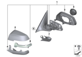Diagram for 2014 BMW 535i GT Side View Mirrors - 51167352360