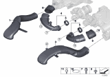 Diagram for 2011 BMW X6 Air Intake Coupling - 13717577446