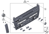 Diagram for BMW Alpina B7 Blower Control Switches - 61319290732