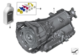 Diagram for BMW 535i GT Transmission Assembly - 24007599528