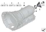 Diagram for BMW 430i Automatic Transmission Seal - 24207588897