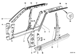 Diagram for 1981 BMW 528i Door Moldings - 51131874087