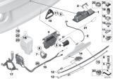 Diagram for 2015 BMW 640i Gran Coupe Tailgate Lock Actuator Motor - 51247191212