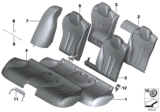 Diagram for BMW Alpina B6 xDrive Gran Coupe Seat Cushion Pad - 52207317904