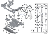 Diagram for BMW M760i xDrive Radius Heat Shield - 31146861396