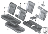 Diagram for BMW X6 M Seat Cushion Pad - 52207262294