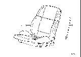 Diagram for 1996 BMW 318ti Seat Cushion Pad - 52108263123