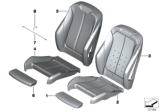 Diagram for BMW 330e Seat Cushion Pad - 52107344901