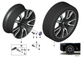 Diagram for 2019 BMW X7 Alloy Wheels - 36108093914