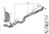 Diagram for 2015 BMW X3 Oil Cooler Hose - 17227601763