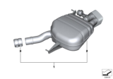 Diagram for 2015 BMW 650i Exhaust Resonator - 18302293764