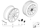 Diagram for 2000 BMW X5 Alloy Wheels - 36111096156