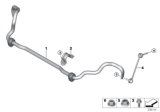 Diagram for 2014 BMW X6 Sway Bar Link - 31356859652