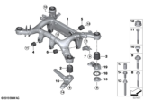 Diagram for 2020 BMW X6 Axle Beam - 33316894149
