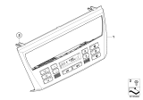 Diagram for 2009 BMW X3 A/C Switch - 64113455805