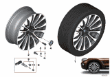 Diagram for BMW X4 Alloy Wheels - 36116877332