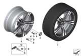 Diagram for 2020 BMW M5 Alloy Wheels - 36118043663
