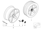 Diagram for 2006 BMW X5 Alloy Wheels - 36116753516