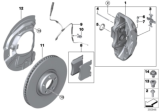 Diagram for BMW X6 Brake Backing Plate - 34116857979