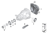 Diagram for 2011 BMW 750Li Differential Cover - 33117573822