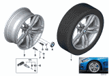 Diagram for BMW 335i Alloy Wheels - 36117852492