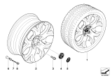 Diagram for 2007 BMW X3 Alloy Wheels - 36113401202