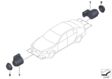 Diagram for 2016 BMW 550i Parking Sensors - 66209233044
