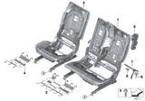 Diagram for BMW X7 Parking Brake Cable - 52209474483