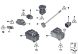 Diagram for 2014 BMW 640i Hazard Warning Switches - 61319161896
