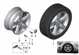 Diagram for 2018 BMW 430i xDrive Gran Coupe Alloy Wheels - 36116796242