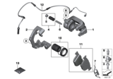 Diagram for BMW 525i Brake Caliper Repair Kit - 34216765212