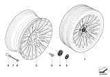 Diagram for BMW 335xi Alloy Wheels - 36116768969