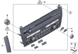 Diagram for BMW Alpina B7 Blower Control Switches - 61319328417