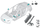 Diagram for 2019 BMW 530i Body Control Module - 66515A06B90