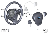 Diagram for 2014 BMW X3 Steering Wheel - 32306879173
