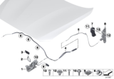 Diagram for BMW 320i Hood Cable - 51237313782