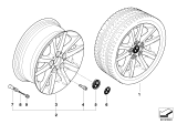 Diagram for 2003 BMW 325Ci Alloy Wheels - 36116762299