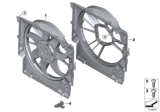 Diagram for 2012 BMW 335i A/C Condenser Fan - 17427545366
