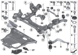 Diagram for BMW 335i GT xDrive Front Cross-Member - 31104096207
