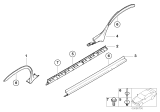 Diagram for 2006 BMW X5 Fender Splash Shield - 51717049867