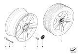 Diagram for 2013 BMW X5 Alloy Wheels - 36116772243