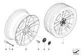 Diagram for 2008 BMW X3 Alloy Wheels - 36113417394