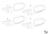 Diagram for BMW 335is Side View Mirrors - 51167230980