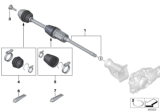 Diagram for BMW M850i xDrive Gran Coupe Axle Shaft - 31608687378